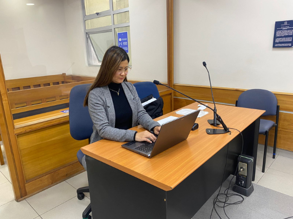 Defensora penal p&uacute;blica Shujuan Jia.