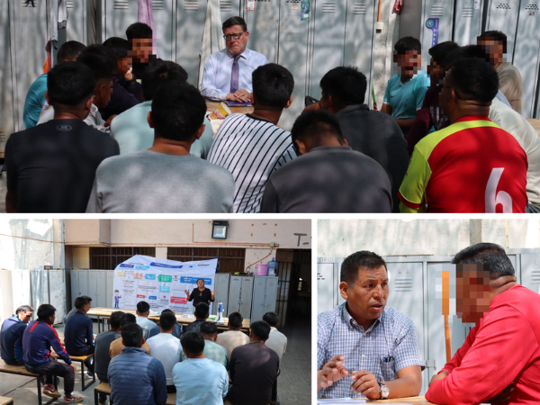 Los privados de libertad ind&iacute;genas recibieron orientaci&oacute;n jur&iacute;dica en espa&ntilde;ol, aimara y quechua.