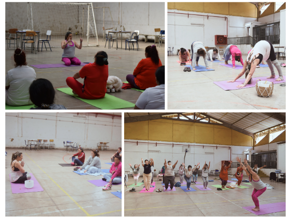 Las internas valoraron el espacio que se les dio para reflexionar y sobrellevar el tiempo que pasan al interior del recinto penitenciario de Talca.