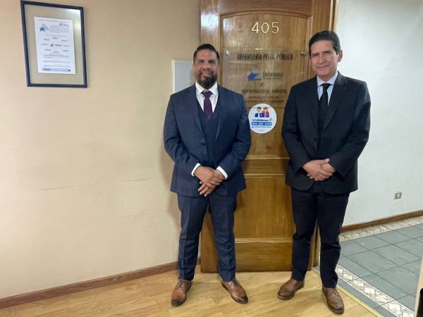 La Araucanía: defensor público de Junín de los Andes conoció el funcionamiento del sistema penal en Villarrica