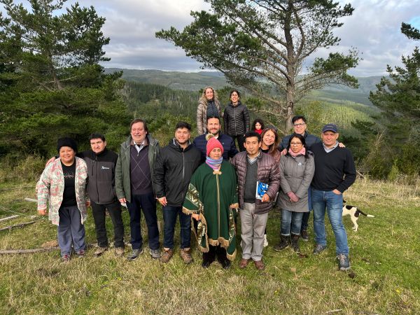 La delegaci&oacute;n trasandina y el equipo de la DPM se trasladaron hasta el sector rural de Puralaco para conocer el testimonio de Francisca Curihuinca.