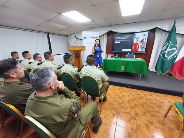 Defensoría Regional de Antofagasta inició ciclo de charlas para Carabineros