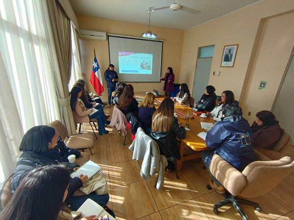 Representantes de 14 municipios e instituciones como Junji, Integra y casas de acogida participaron en la actividad.