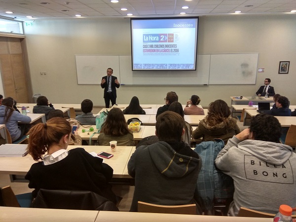 Los estudiantes conocieron el la el prop&oacute;sito del Proyecto Inocentes.