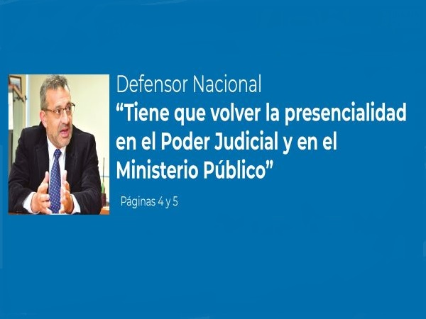 El Defensor Nacional fue entrevistado en Talca por el periodista Hern&aacute;n Espinoza.