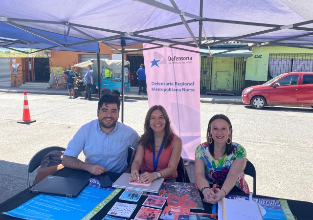 Hasta la comuna de Conchal&iacute; llegaron profesionales de la Defensor&iacute;a Metropolitana Norte, donde acercaron la justicia a las personas.