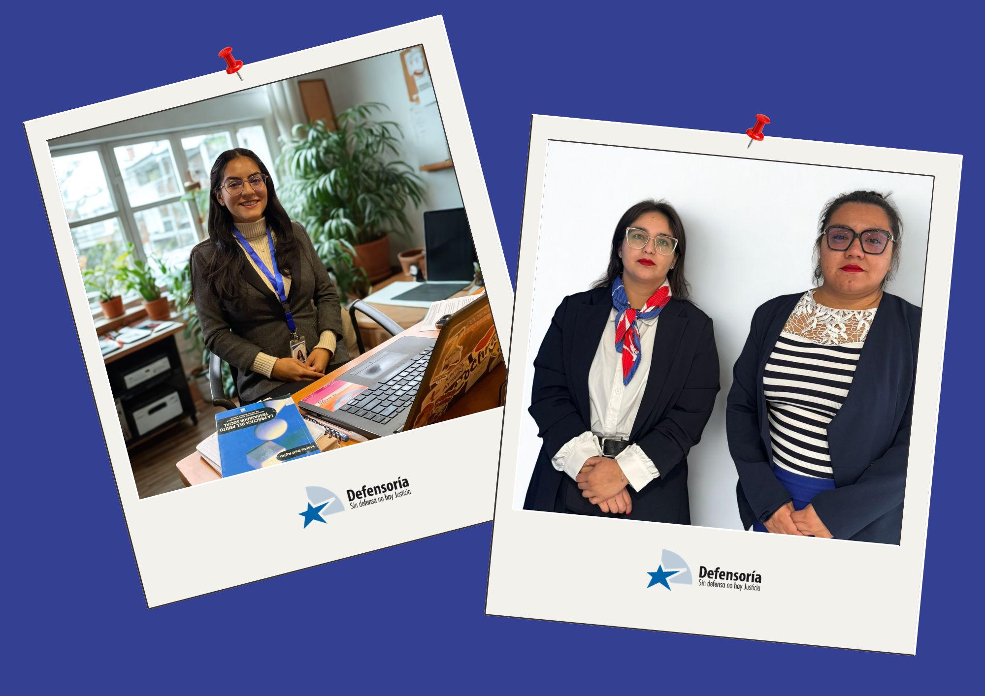 Antonella Sparza, Aida Pinilla e Isidora Ovando son las pasantes que completan su formaci&oacute;n profesional en la Defensor&iacute;a Regional de Ays&eacute;n.