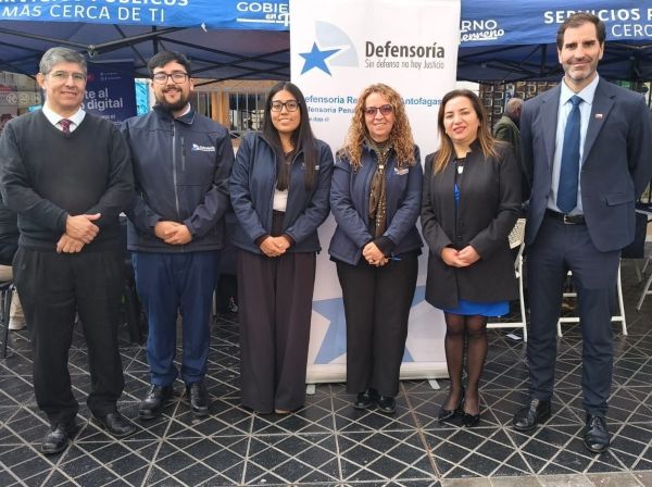 Defensoría Regional de Antofagasta participó en concurrida plaza de justicia