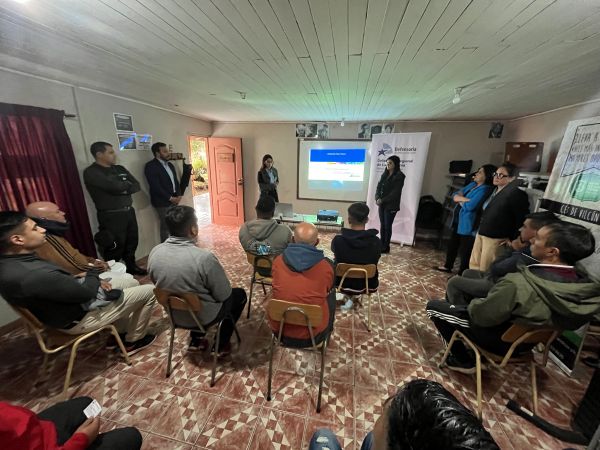 Los internos del CET de Vilc&uacute;n participaron activamente en la jornada informativa.