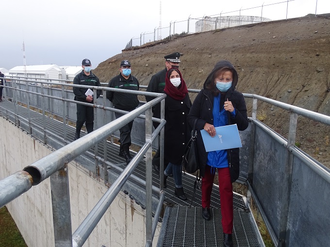  Se efectuó un recorrido por el perímetro de seguridad del recinto penitenciario.