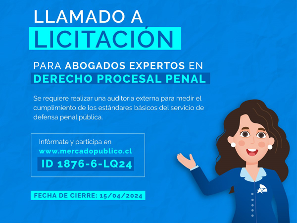 Las postulaciones a la primera licitación de auditorías externas para este año se recibirán hasta el 15 de abril.