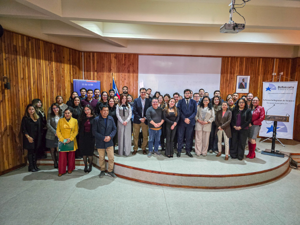 La clase magistral sobre detecci&oacute;n de v&iacute;ctimas de trata de personas reuni&oacute; a m&aacute;s de 40 profesionales de la defensa penal p&uacute;blica de Tarapac&aacute;.
