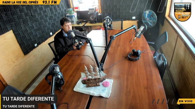 Entrevista en radio 