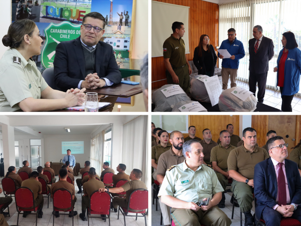 El trabajo entre la Defensoría de Tarapacá y Carabineros ha logrado un gran avance en materia de derechos humanos.