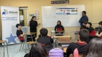 Las y los  j&oacute;venes valoraron positivamente lo din&aacute;mico y did&aacute;ctico de la simulacion de un juicio oral.