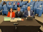In&eacute;s Rojas junto los otros dos defensores publicos interamericanos