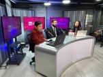 Un distendido di&aacute;logo fue el que se dio en esta entrevista realizada en los estudios de Ufro radio