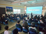 Cerca de 60 alumnos asistieron a la charla dictada por la Defensoría Regional de Tarapacá.